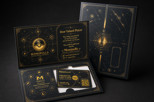 MoniPulls Complete Unboxing Set — Celestial Box and Redemption Folder