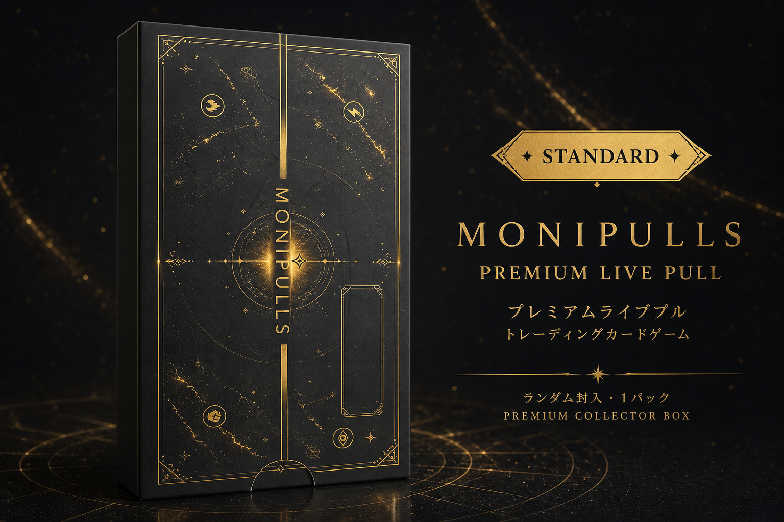 MoniPulls Premium Live Pull Standard tier — Japanese TCG live opening